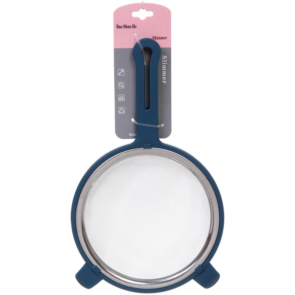 Цена за 4 шт. Сито металлическое в пластиковой оправе 16*25см