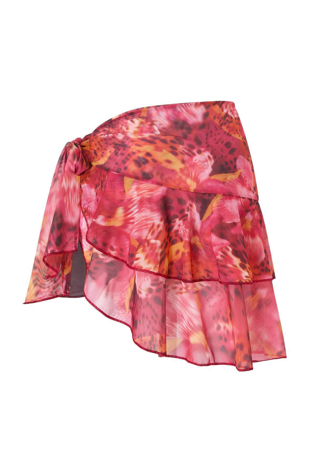 Cicek Desenli Orme Mesh Detayl? F?rf?rl? Plaj Pareo TBESS26PR00004