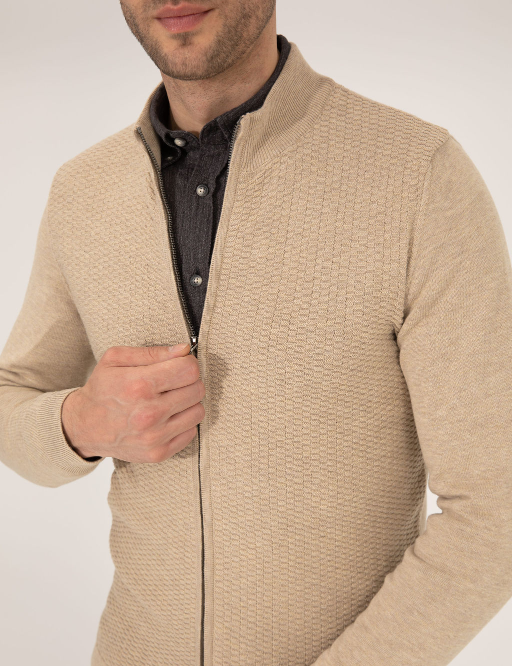 Kum Melanj Slim Fit Triko H_rka