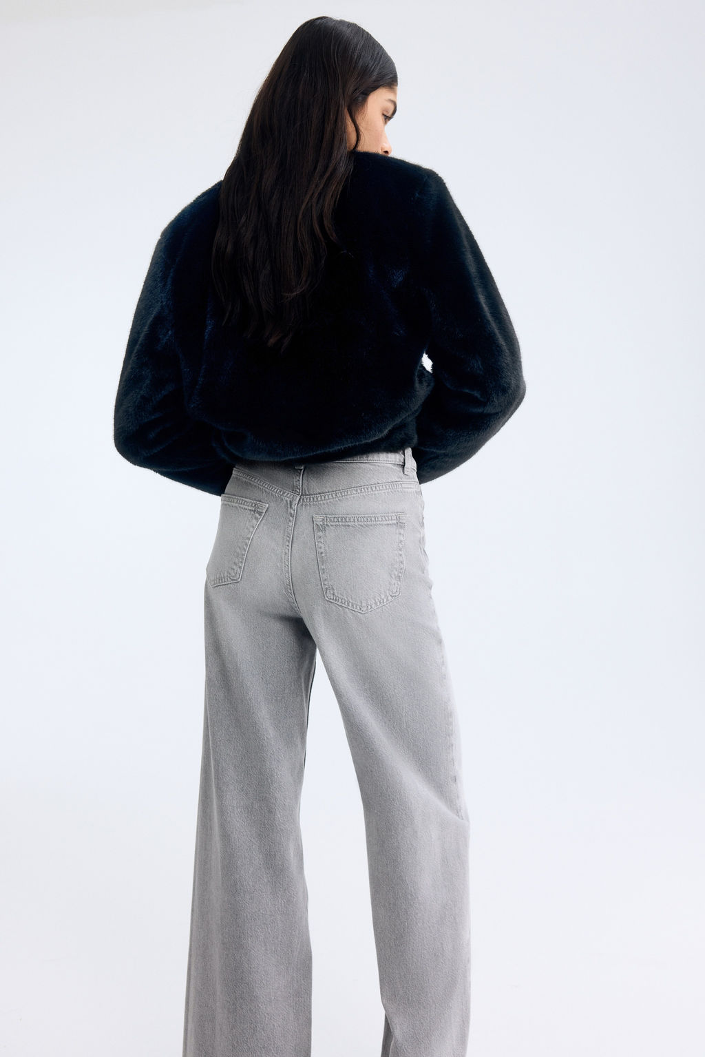 Wide Ultra High Jeans - H&m фото 8