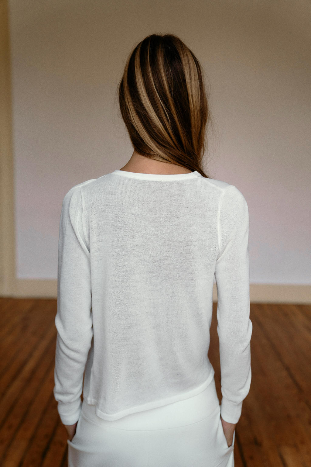 JERSEY PUNTO FLUIDO / crudo-blanco - Zara фото 4