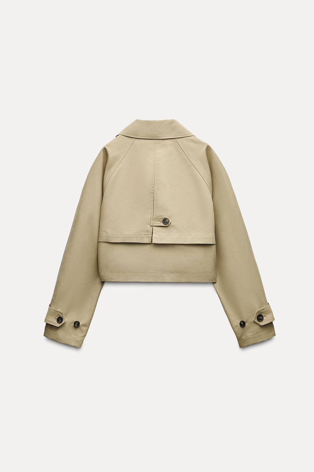 SHORT TRENCH-STYLE JACKET - Zara фото 18