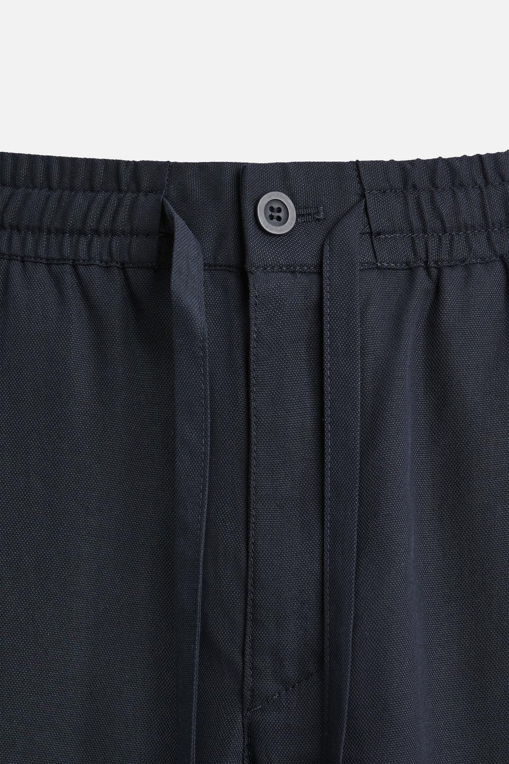 LYOCELL JOGGER WAIST TROUSERS - Zara фото 38