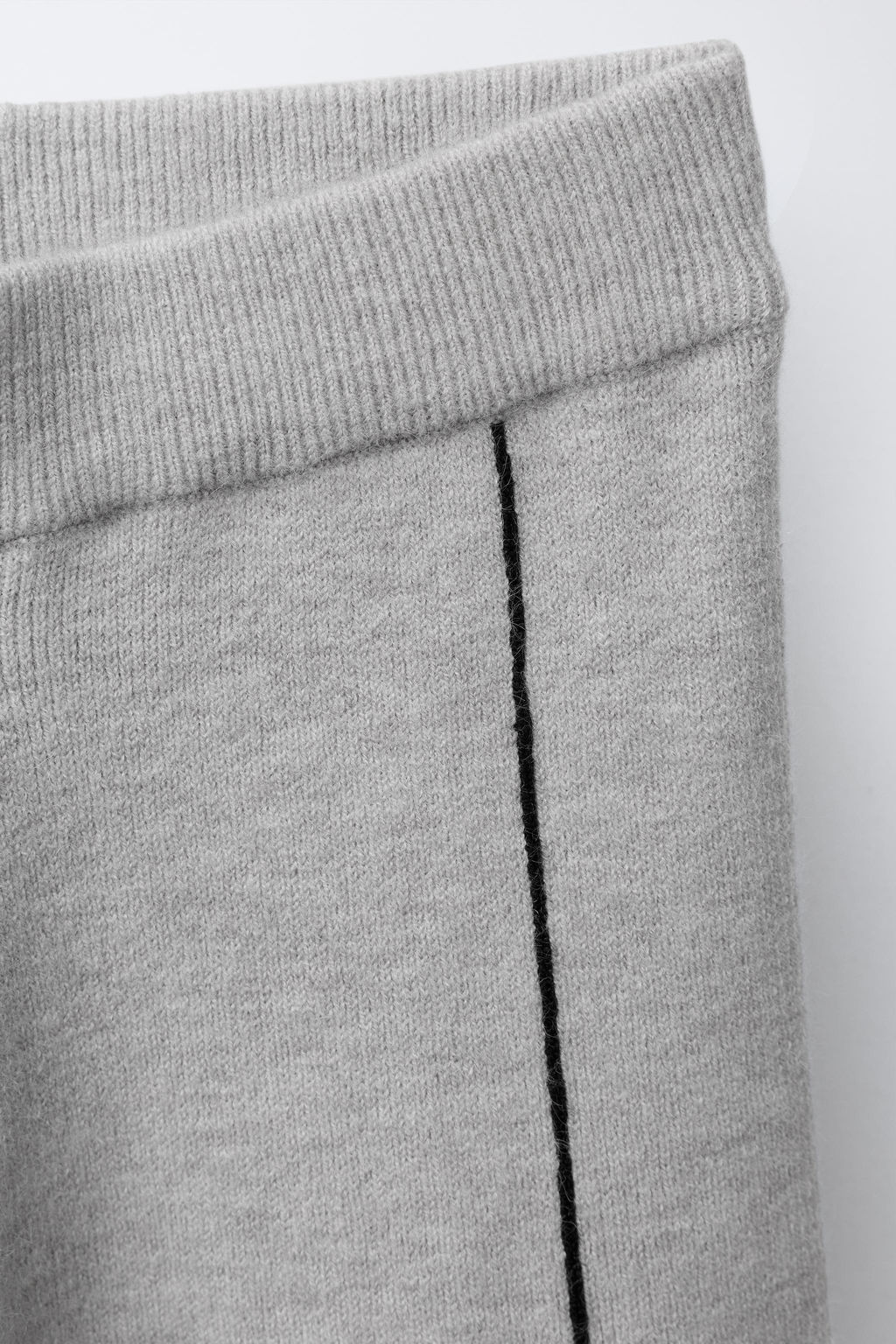 STRAIGHT FIT KNIT TROUSERS WITH BOWS - Zara фото 3