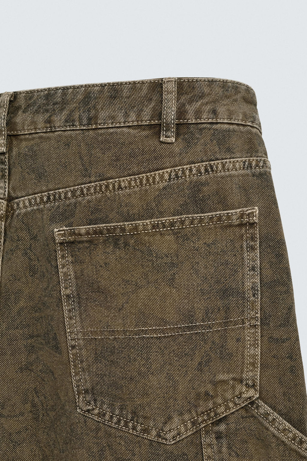 ABSTRACT PRINT CARPENTER TROUSERS - Zara фото 8