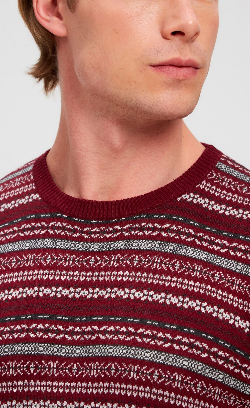 Джемпер F221-15-304 bordo - Fine joyce фото 6