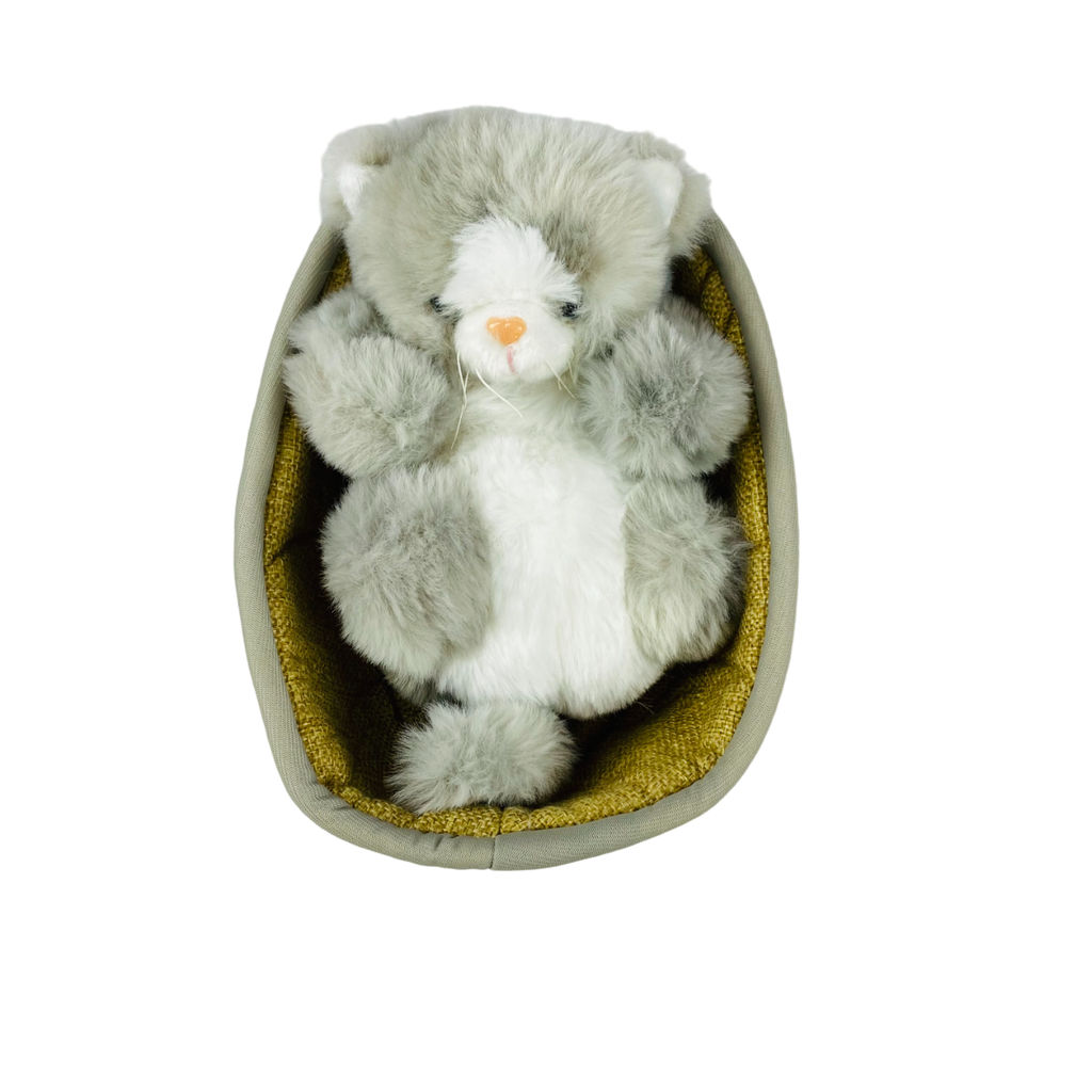 Котенок в лукошке 136г./22x15x9см - Buro фото 3