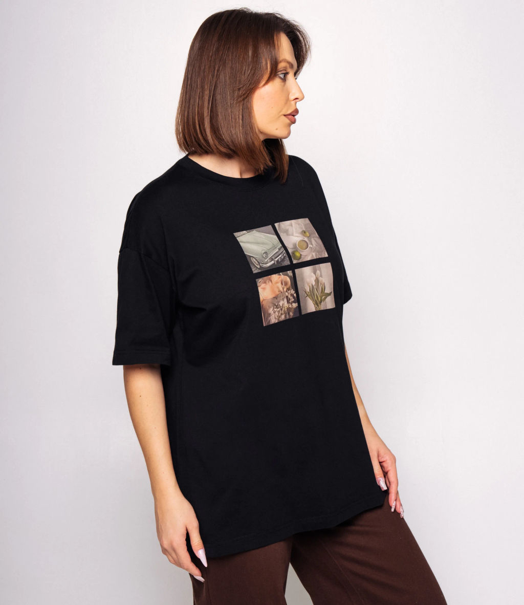 Футболка #КТ2605 (1), чёрный - Dommod фото 2