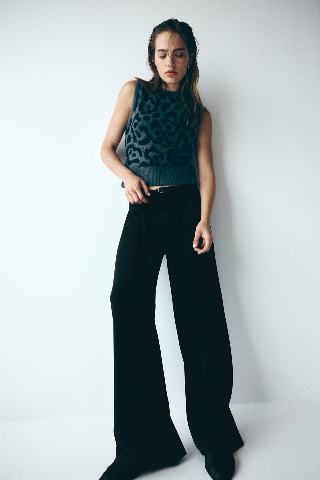 Pantal?n sastre con cintur?n - H&m фото 7