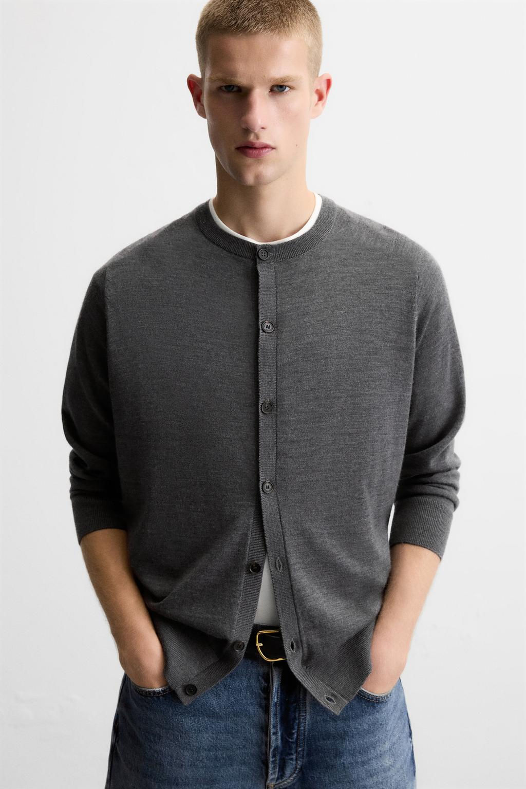 100% WOOL CARDIGAN - LIMITED EDITION - Zara фото 5