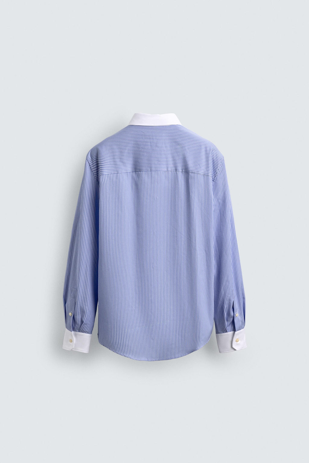 LIMITED EDITION CONTRAST STRIPED SHIRT - Zara фото 8