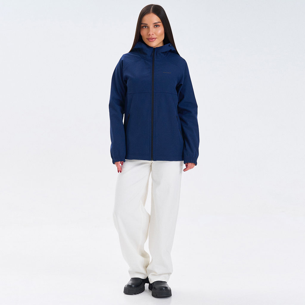 RODOS Ветровка softshell женская демисезон М-312 Тёмно-синий