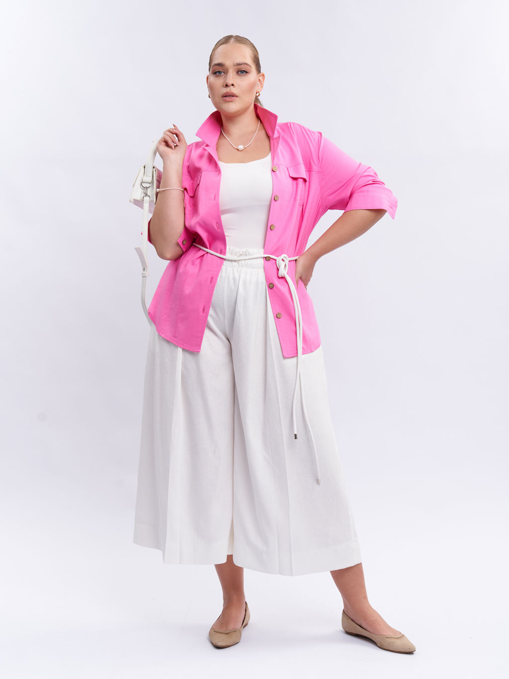 Рубашка льняная BL59152PIN36 - Артесса фото 10