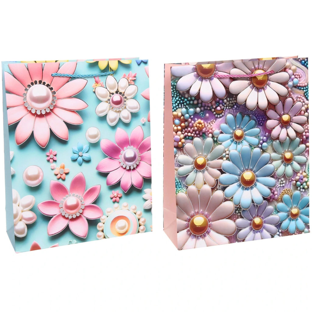 Пакет подарочный "Ромашечки милашечки" 26*32*10 см