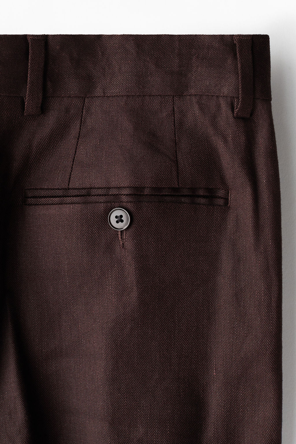 Pantal?n sastre en mezcla de lino Relaxed Fit - H&m фото 4