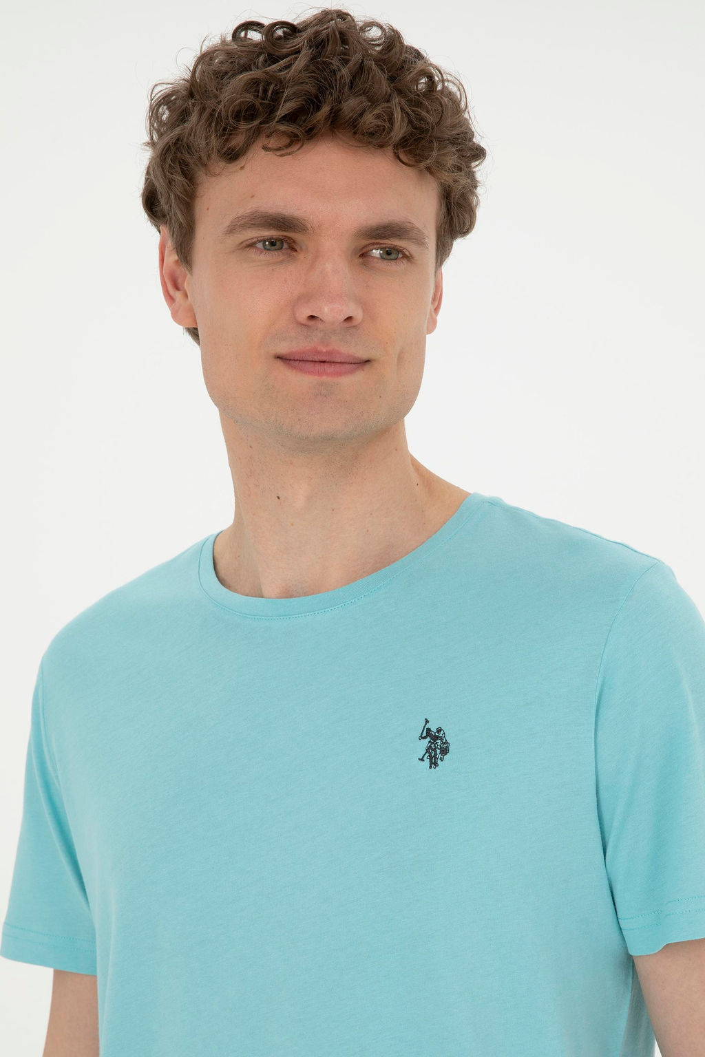Мужская мятная базовая футболка Неожиданная скидка в корзине - U.s. polo assn фото 9