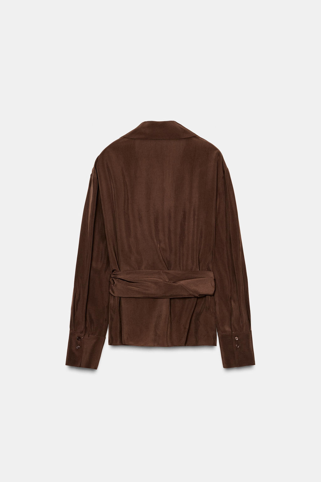 ZW COLLECTION DRAPED CROSSOVER TOP - Zara фото 7