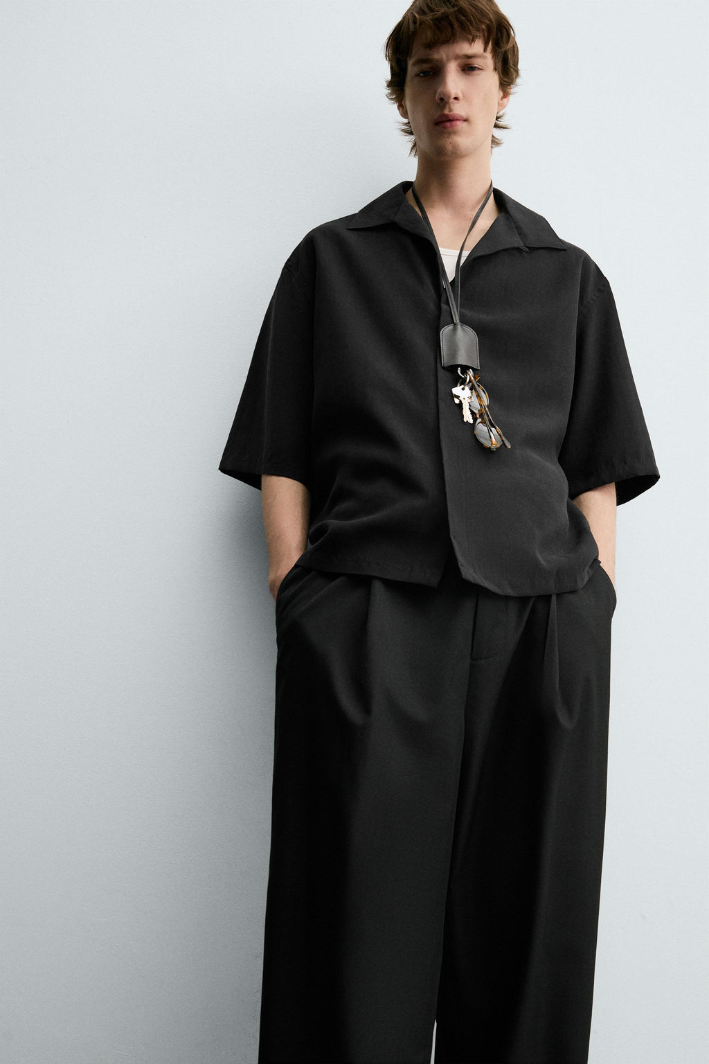 RELAXED FIT FLOWING SHIRT - Zara фото 6