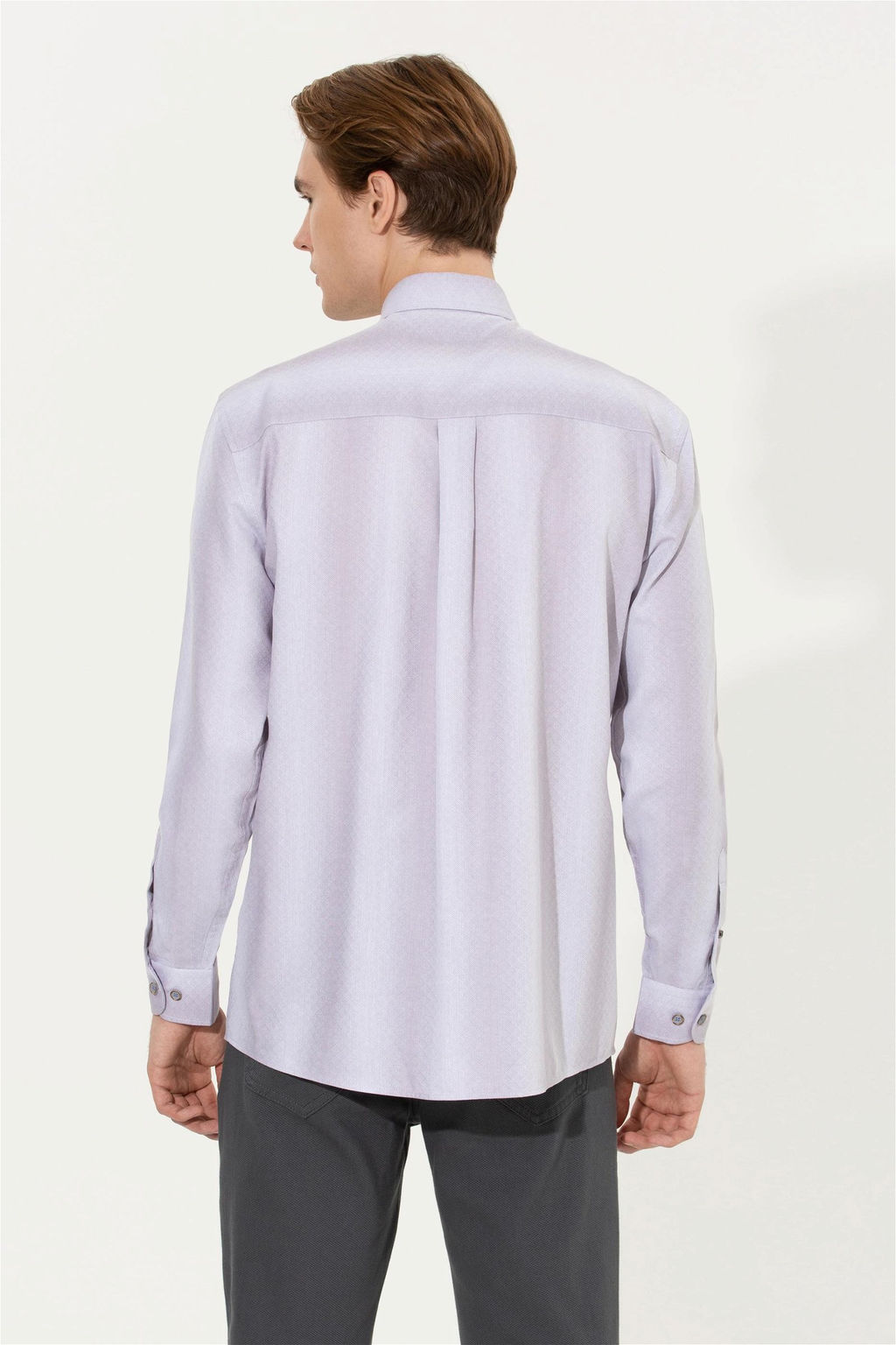 U. S. Polo Assn Мужская серая рубашка с длинным рукавом - U.s. polo assn фото 11