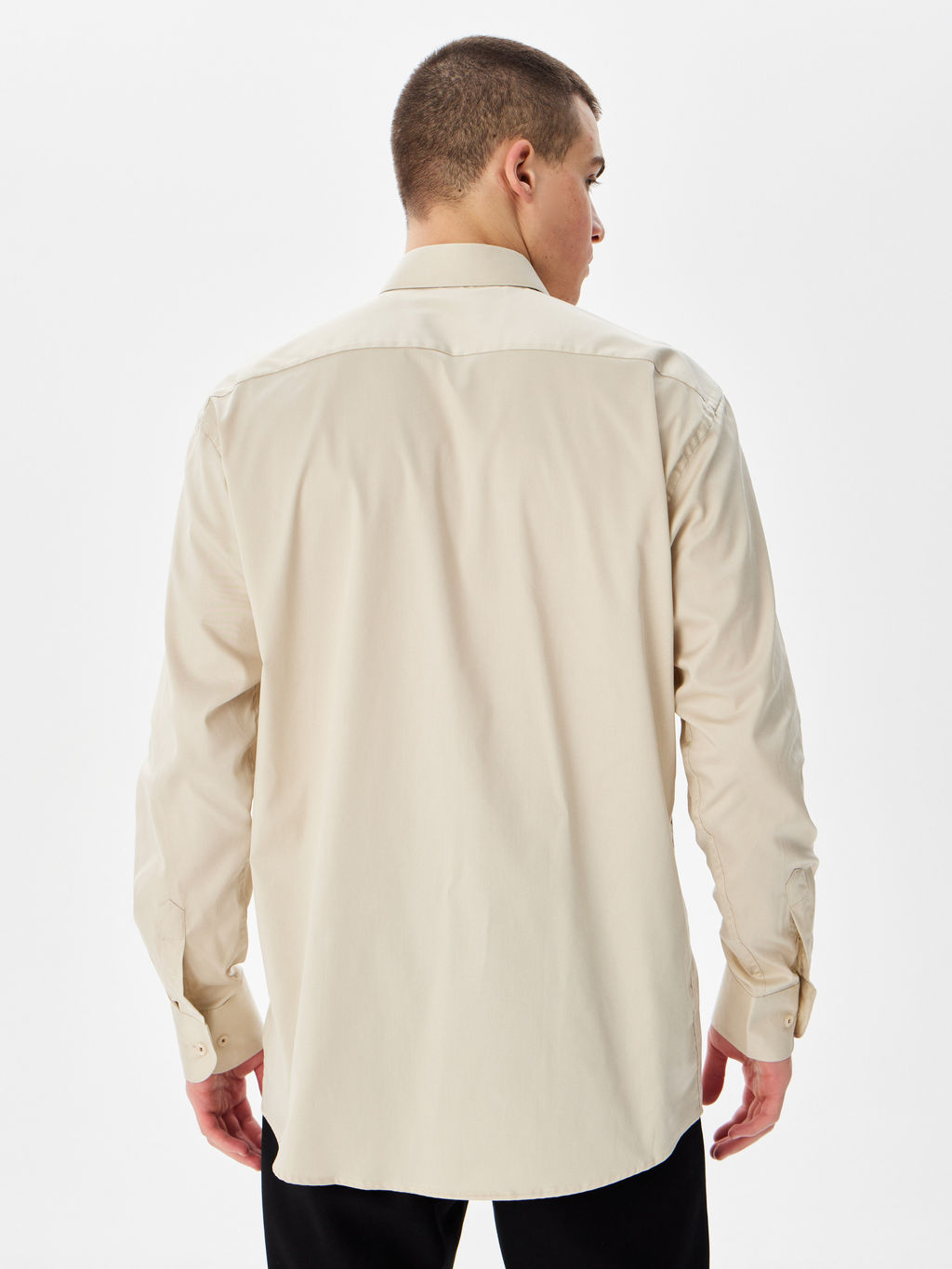 Сорочка мужская длинный рукав GREG 510/117/9442/1p STRETCH  фото 6