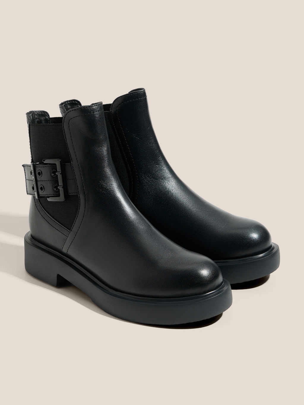 Женские челси LOVE MOSCHINO NEW CITY LOVE Артикул 4562324, черный  фото 2
