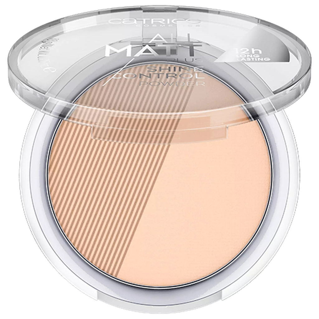 CATRICE Пудра компактная All Matt Plus Shine Control Powder, 010 Transparent светло-бежевый  фото 2