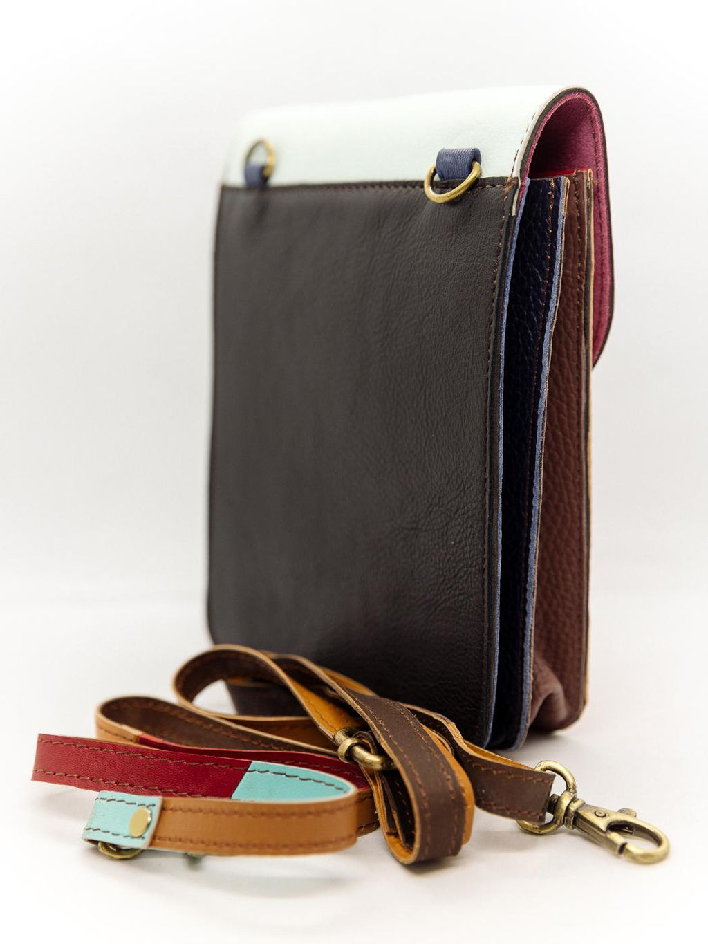 Сумка натуральная кожа через плечо №1133/56 - Ганг фото 3