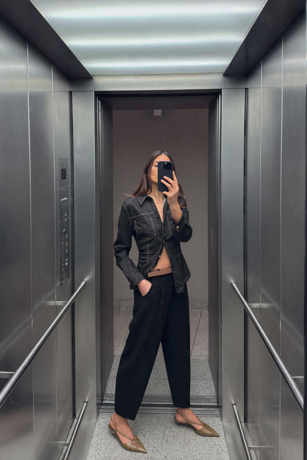 DARTED TROUSERS WITH BELT - Zara фото 11