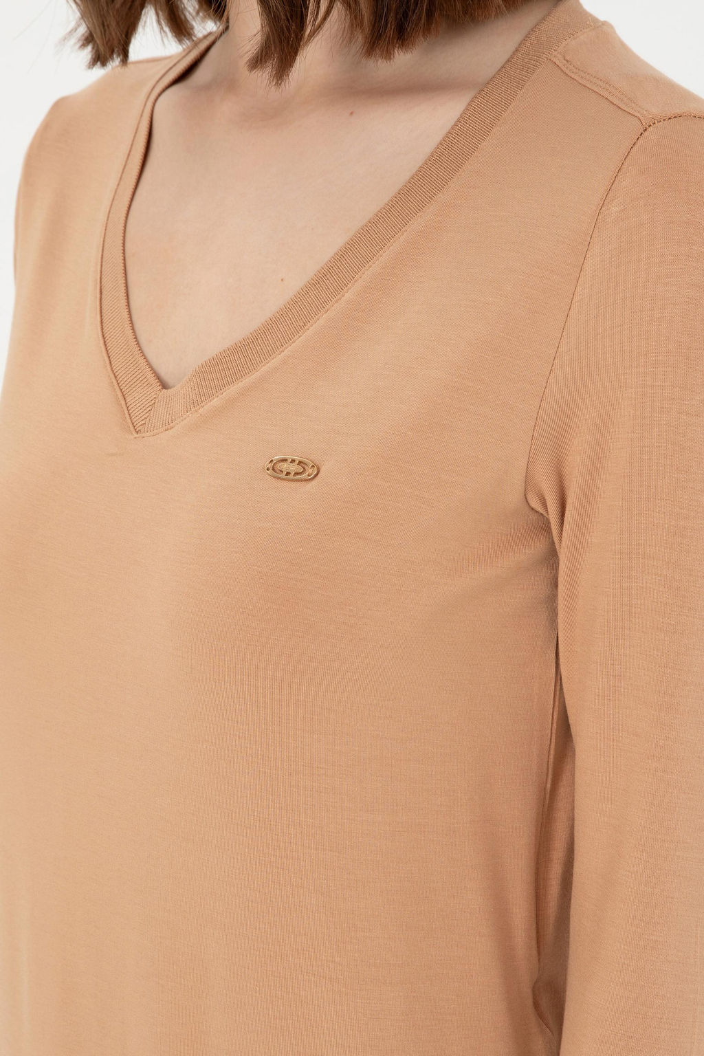 Женский свитшот светло-коричневого цвета Неожиданная скидка в корзине - U.s. polo assn фото 14