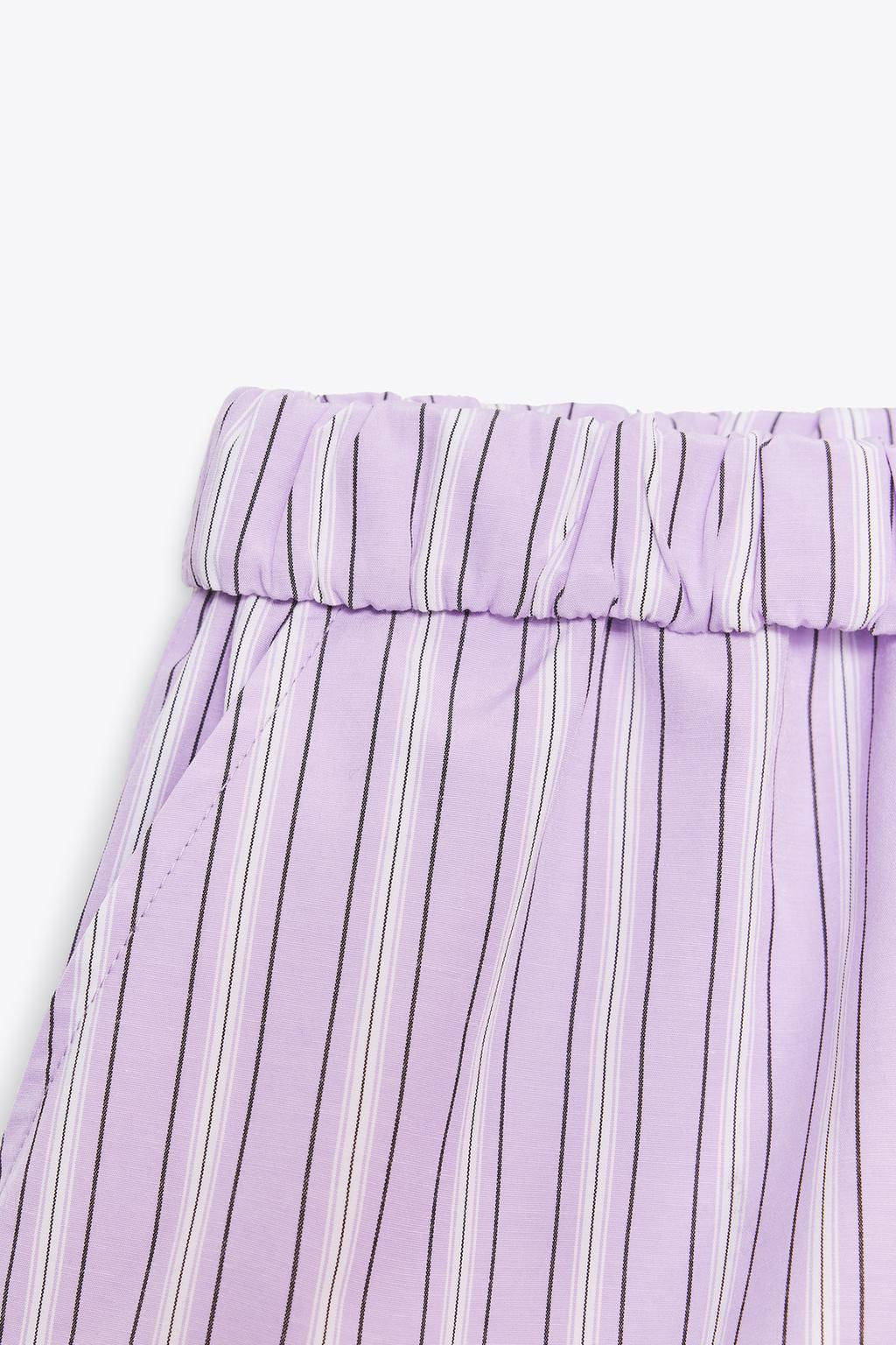 MINI SHORTS WITH TURN-UP WAIST - Zara фото 6