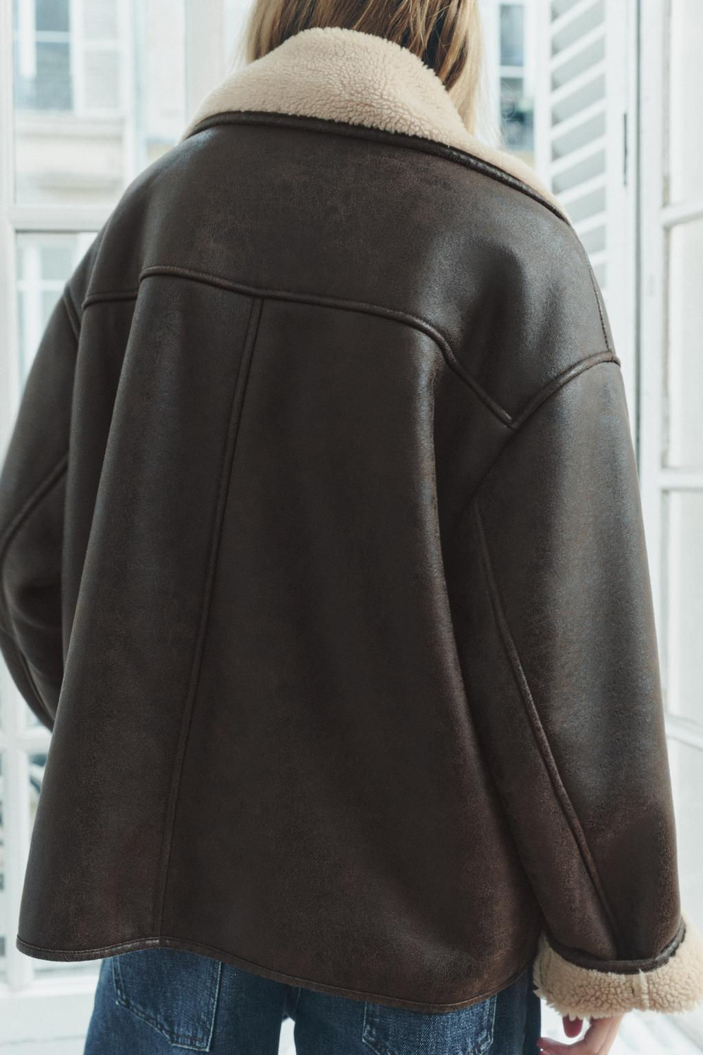 DOUBLE-FACED JACKET ZW COLLECTION - Zara фото 6