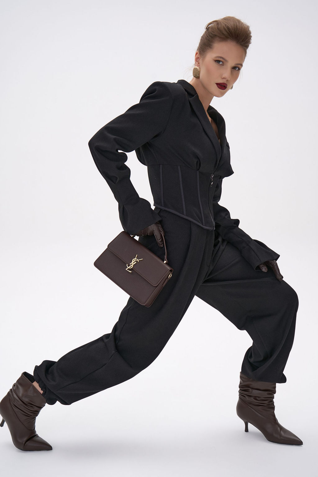 Пиджак  корсет Джуди (чёрный) - Эльза фото 24