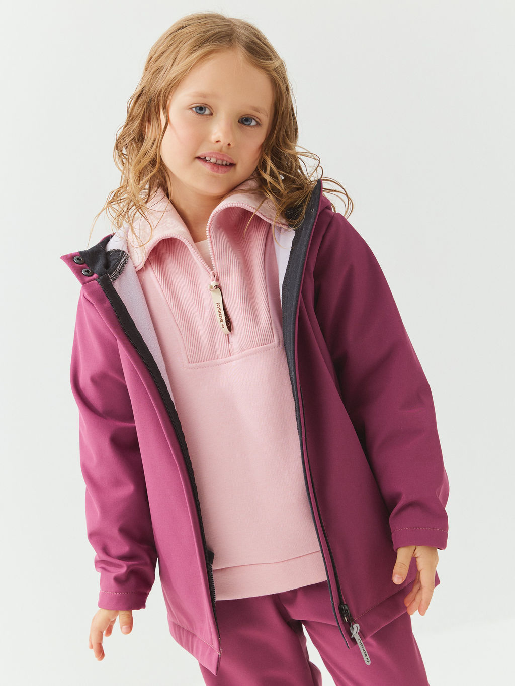 Свитшот Розовый зефир утепленный - Bungly фото 8