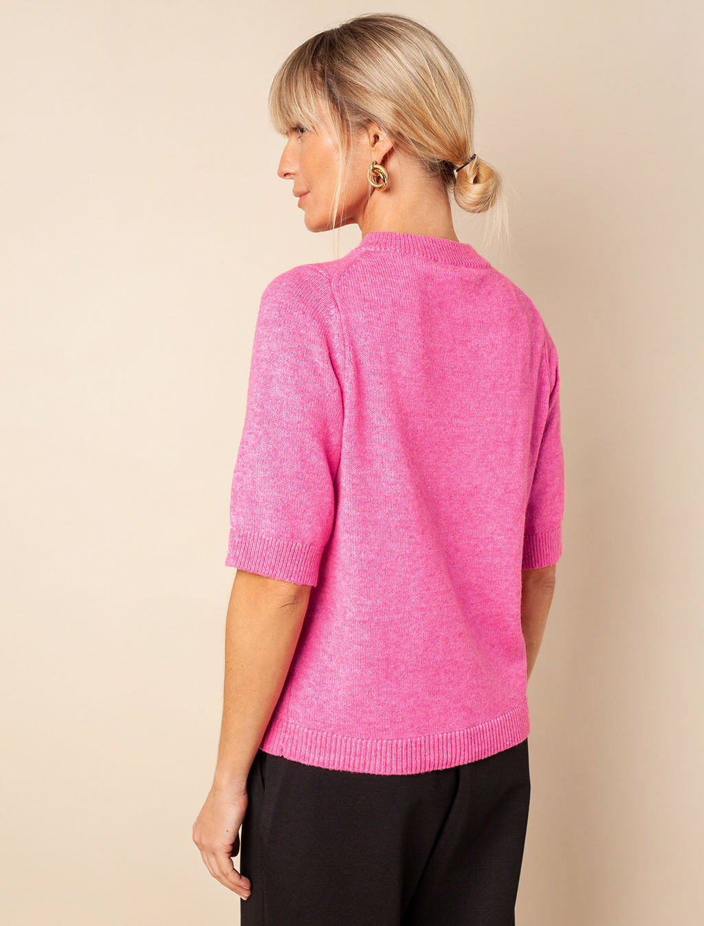 VILATTE / Джемпер тонкой вязки из теплой пряжи с шерстью  фото 4