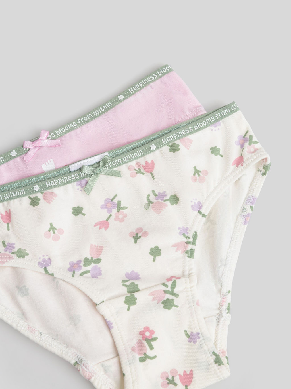 ACOOLA / Трусы детские для девочек в наборе из 2шт Granat цвет в ассортименте  фото 3