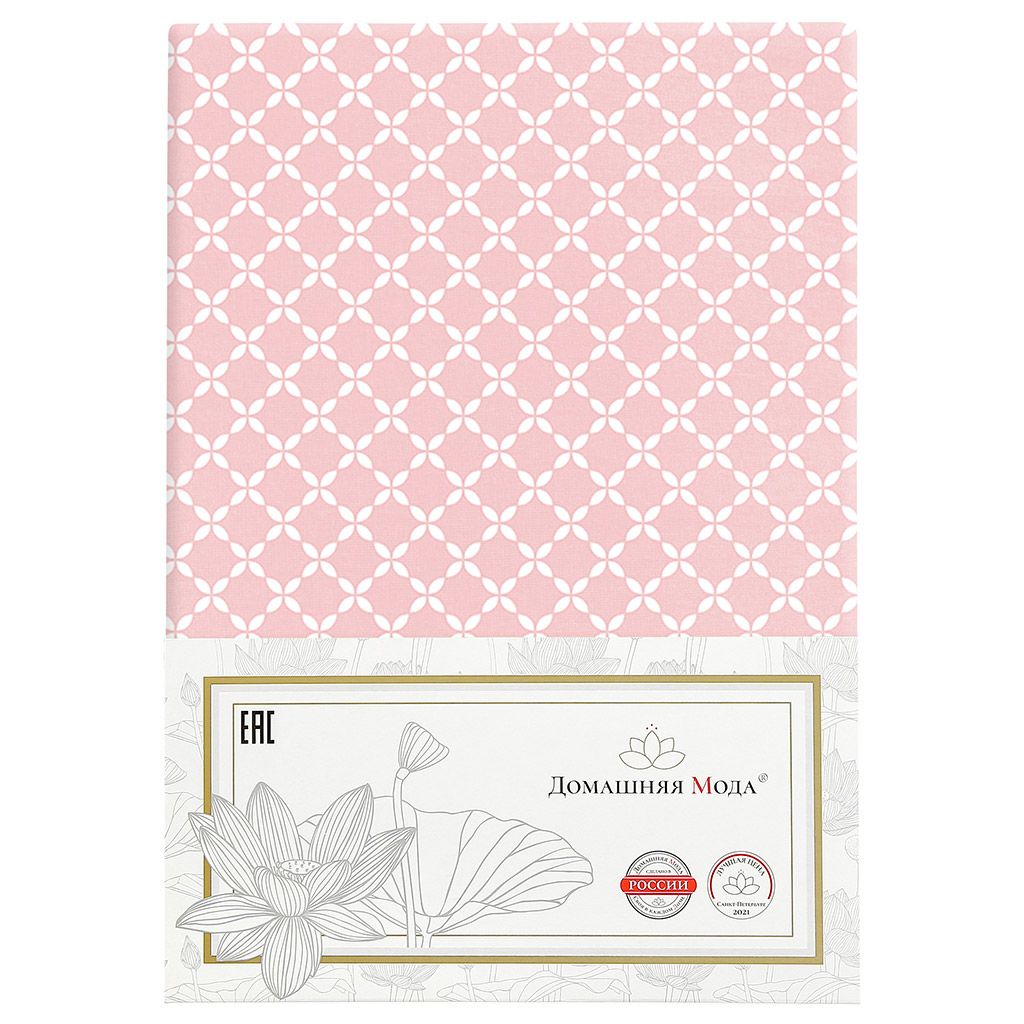 Пододеяльник 1,5 спальный Вестерн, пудровый 145х215см, бязь Комфорт 121г/м2, хлопок 100%, упаковка классическая ПВХ 28х41см, Домашняя мода (Россия) фото 2