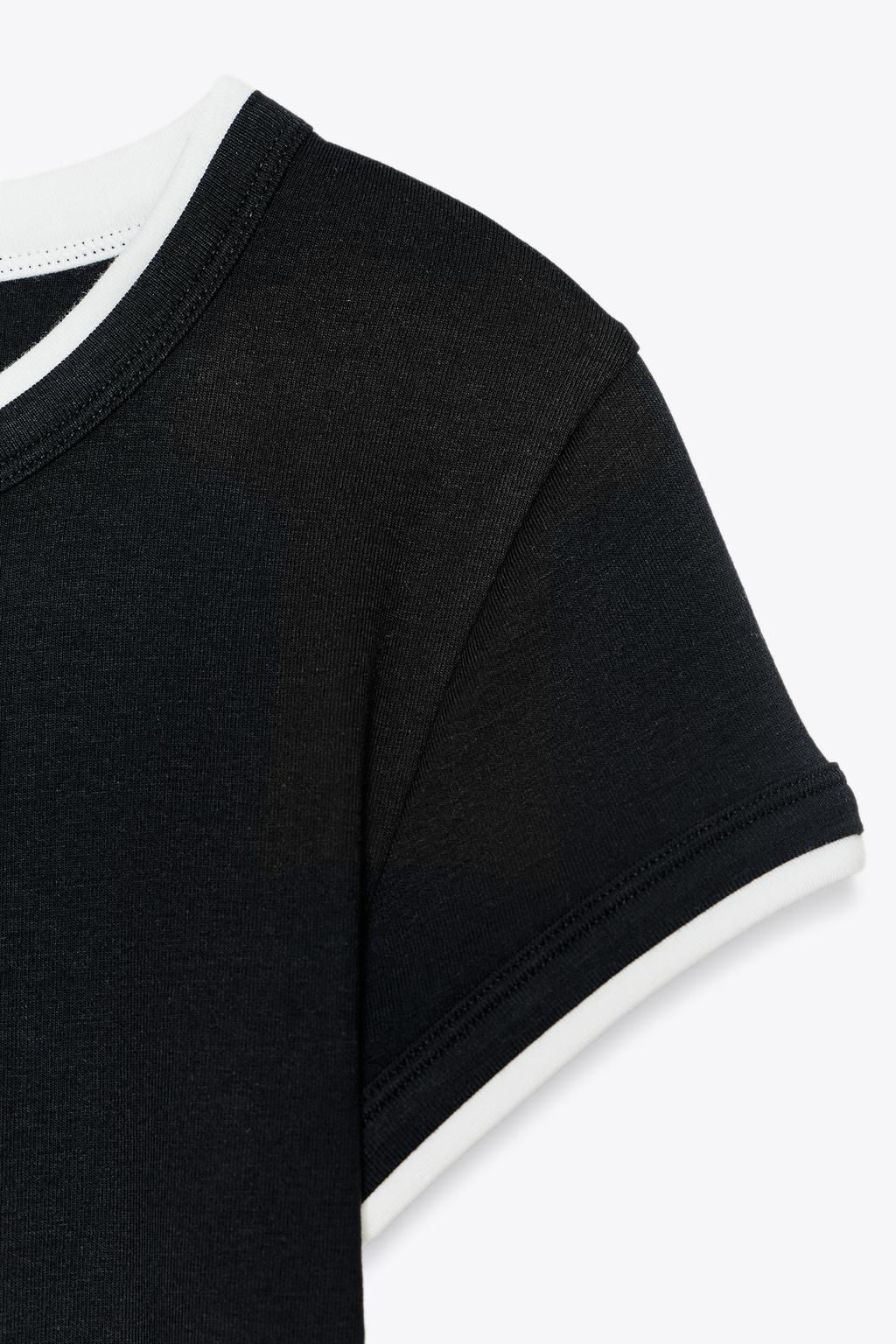 DOUBLE T-SHIRT - Zara фото 25