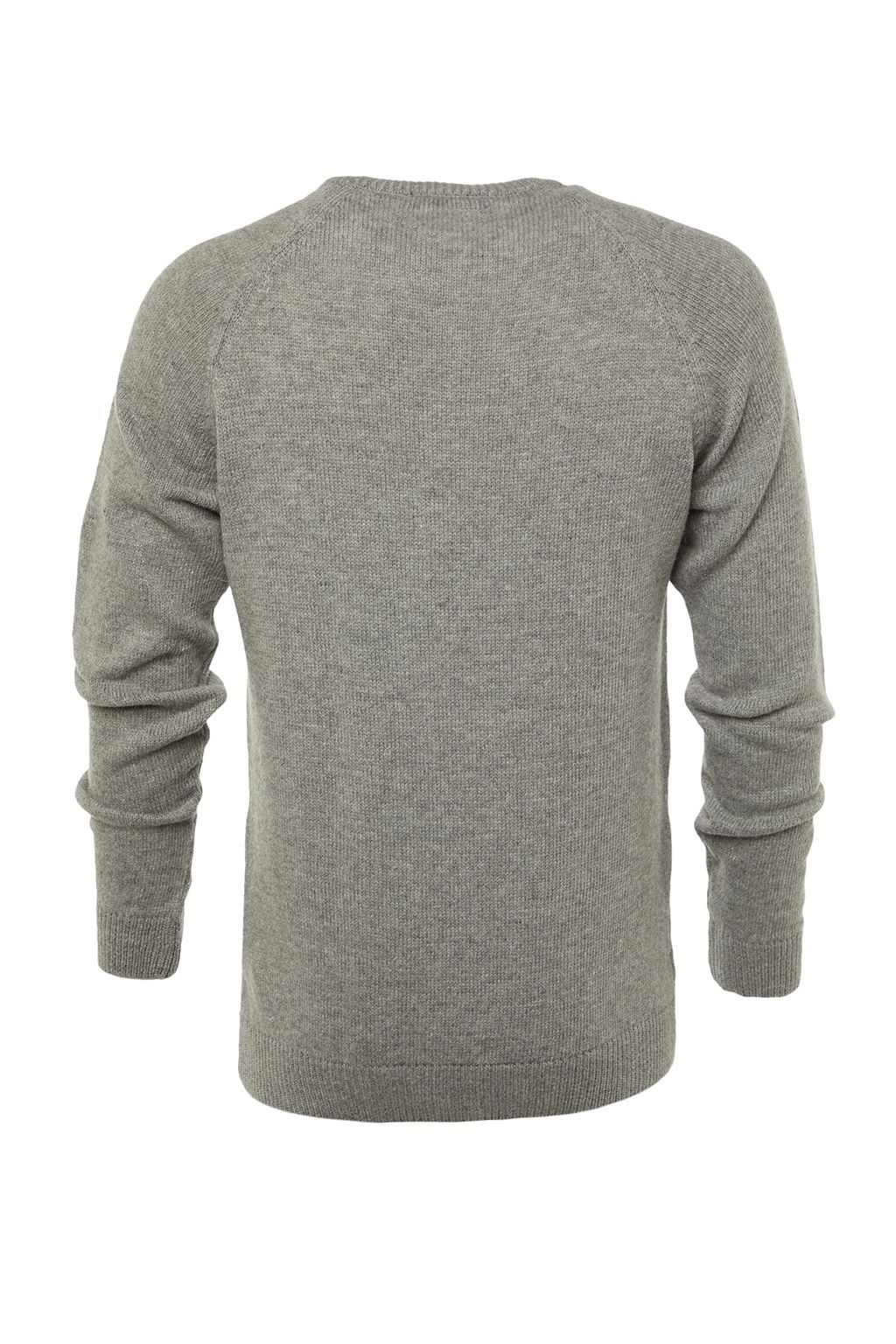 TRENDYOL MAN Gri Unisex Fit Yunlu Bisiklet Yaka Reglan Kol Dokulu Yun Kar?s?ml? Triko Kazak TMNAW22KZ0290 - Trendyolmilla фото 32