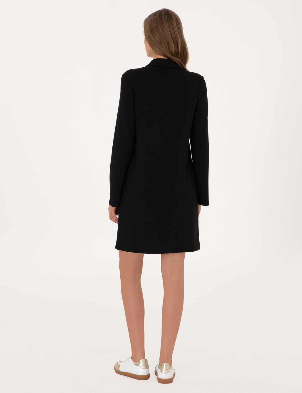 Siyah A Kesim Modal Kar___ml_ _rme Elbise - Pierre cardin фото 4