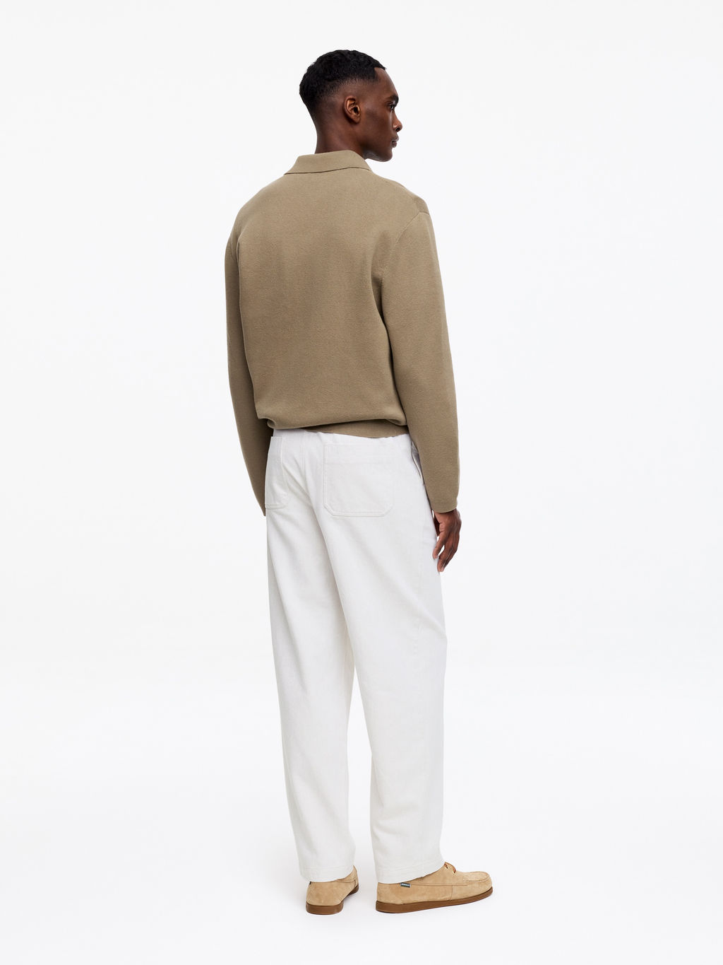 Pantalones de lino y algod?n loose fit - H&m фото 7