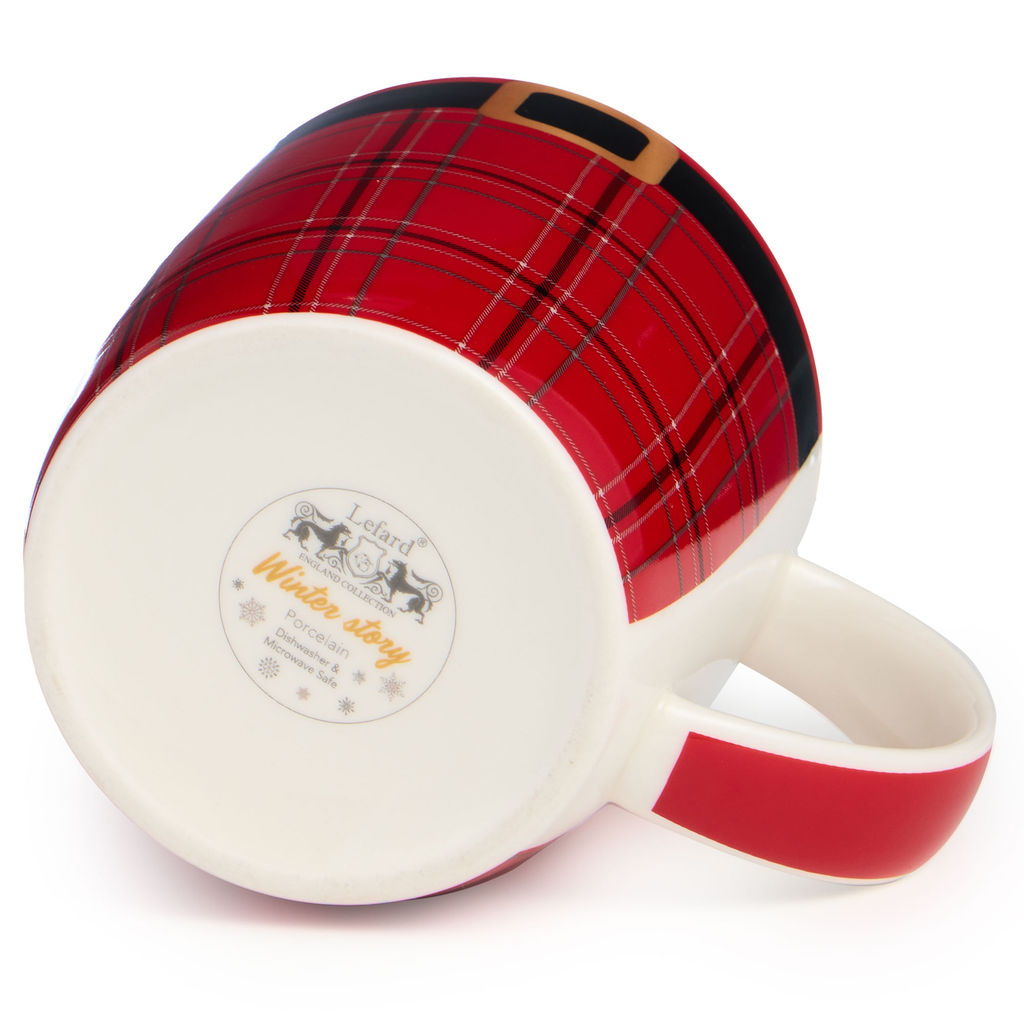 НАБОР ПОСУДЫ LEFARD САНТА 2 ПР. (КРУЖКА 355 МЛ, САЛАТНИК 12,5 СМ)  фото 6