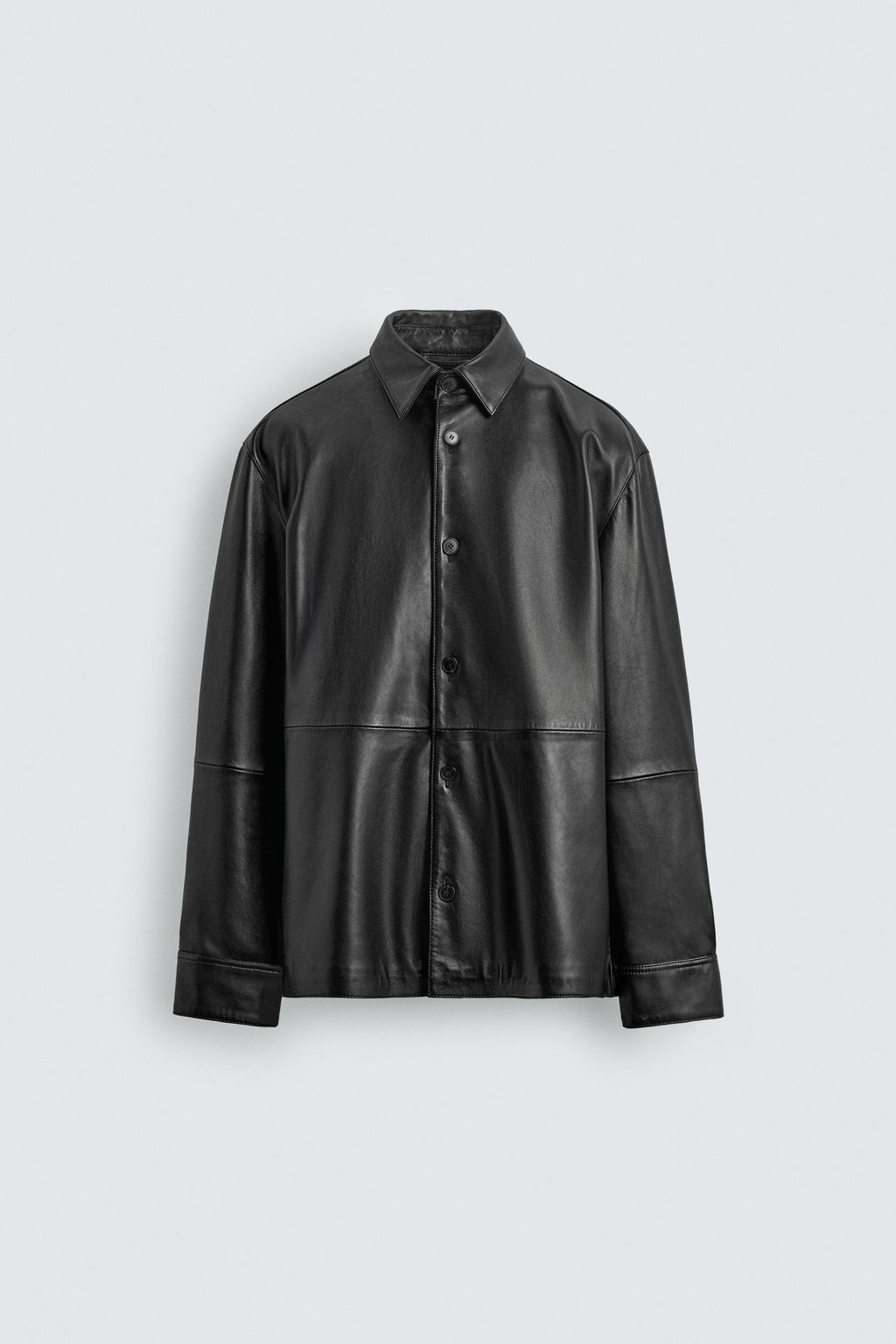 NAPPA LEATHER OVERSHIRT - LIMITED EDITION - Zara фото 8