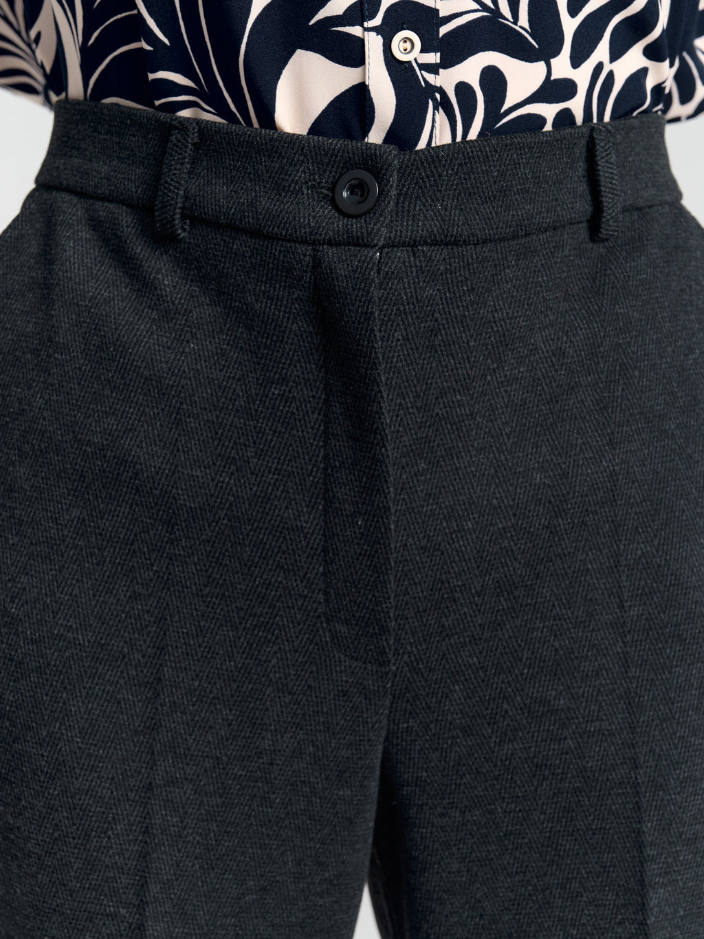 Брюки с резинкой в поясе для холодной погоды в составе ШЕРСТЬ