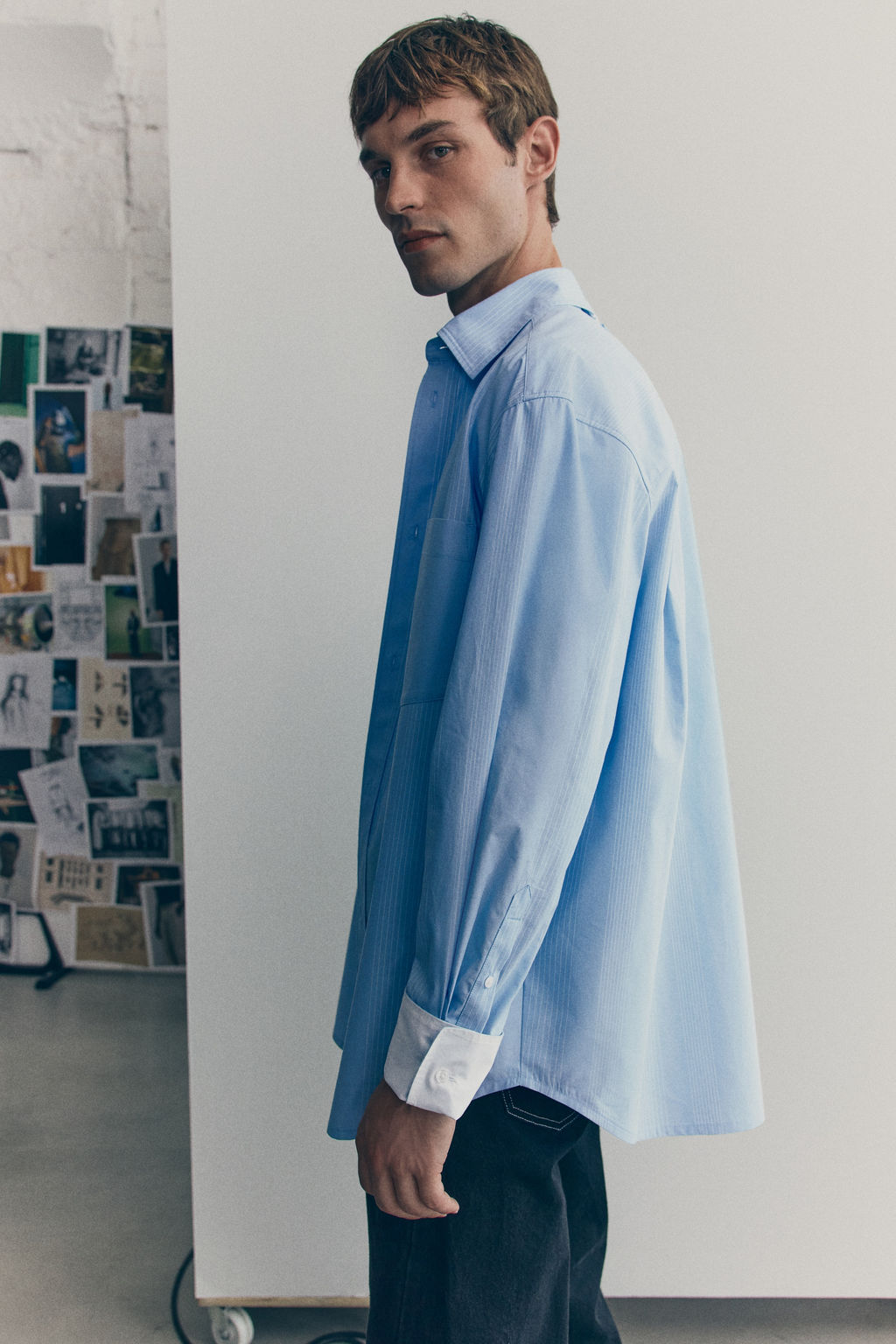 Camisa de rayas en algod?n - H&m фото 9