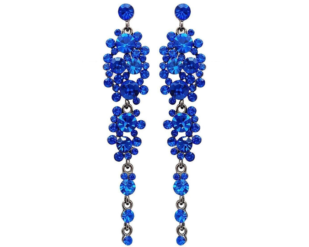 Серьги с чешскими кристаллами