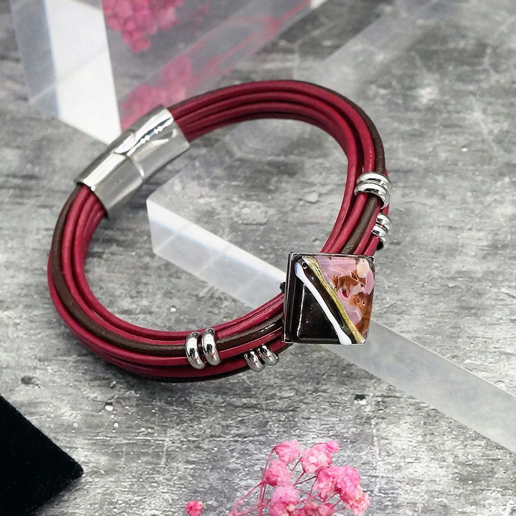 Браслет из муранского стекла