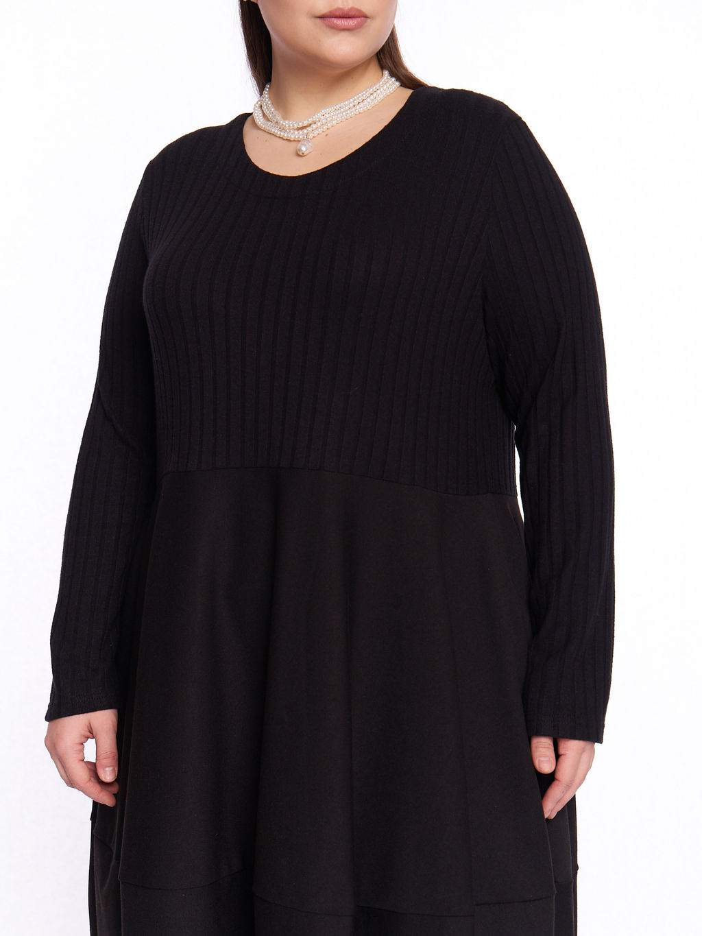 Платье баллон PP33506BLK01