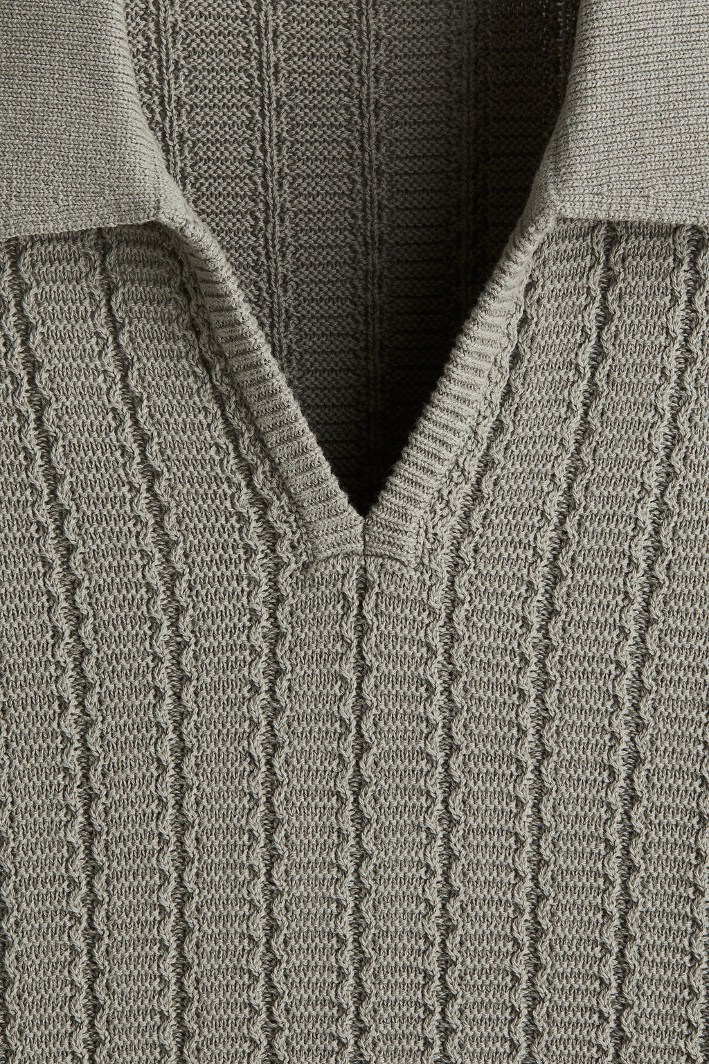 Polo en punto texturizado Regular Fit - H&m фото 4