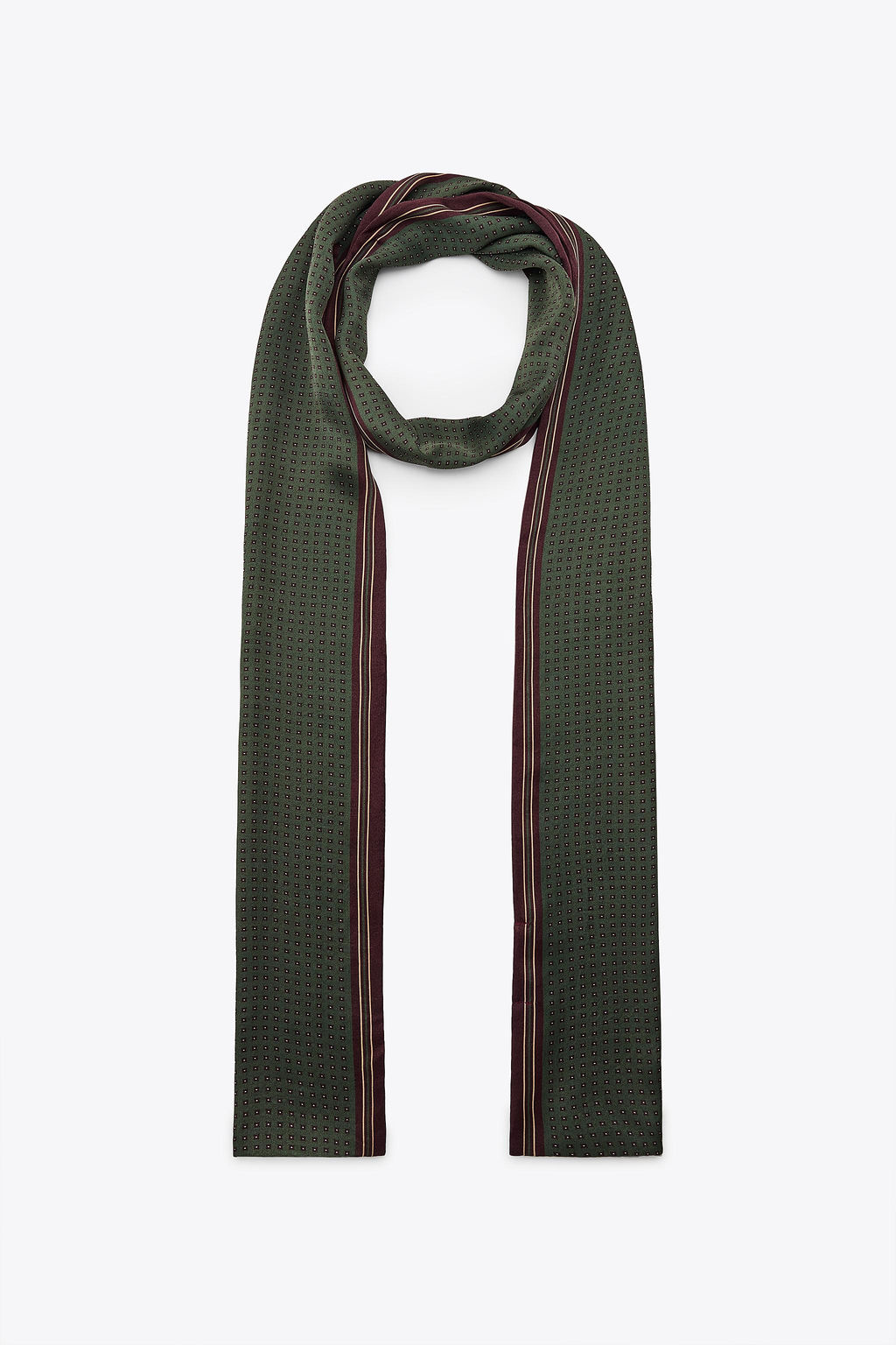 PRINTED SATIN SCARF - Zara фото 2