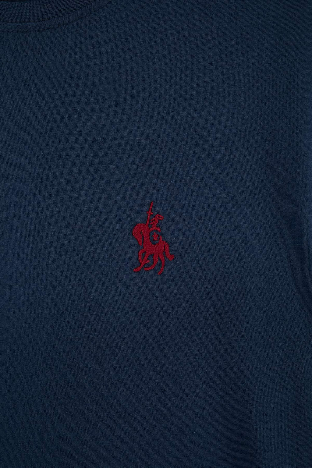 Lacivert - Beyaz Regular/Rahat Kesim 2 li Paket T-Shirt TMNSS26TS00023 - Trendyolmilla фото 5